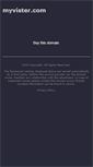 Mobile Screenshot of myvister.com